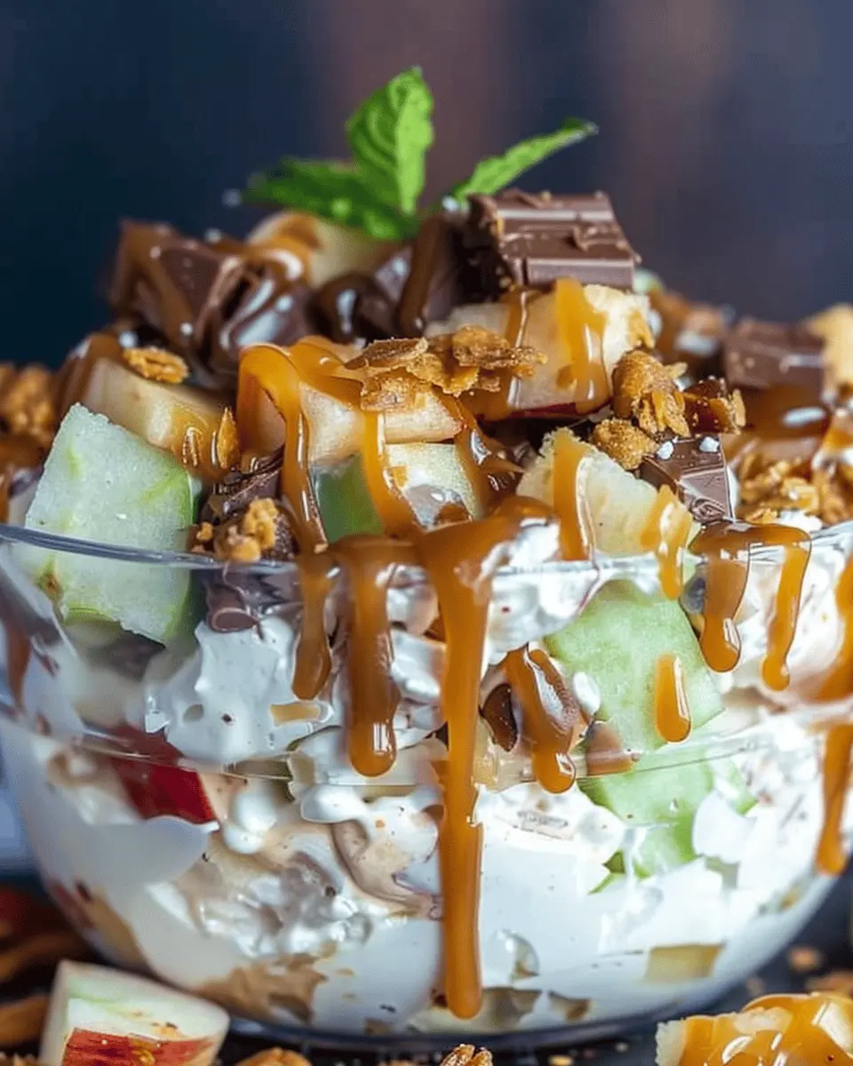 Snickers Caramel Apple Salad: The Indulgent Treat You’ll Crave