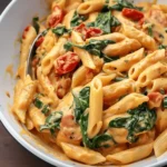 One-Pot Spinach Tomato Pasta