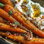 Roasted Carrots with Whipped Ricotta and Hot Honey