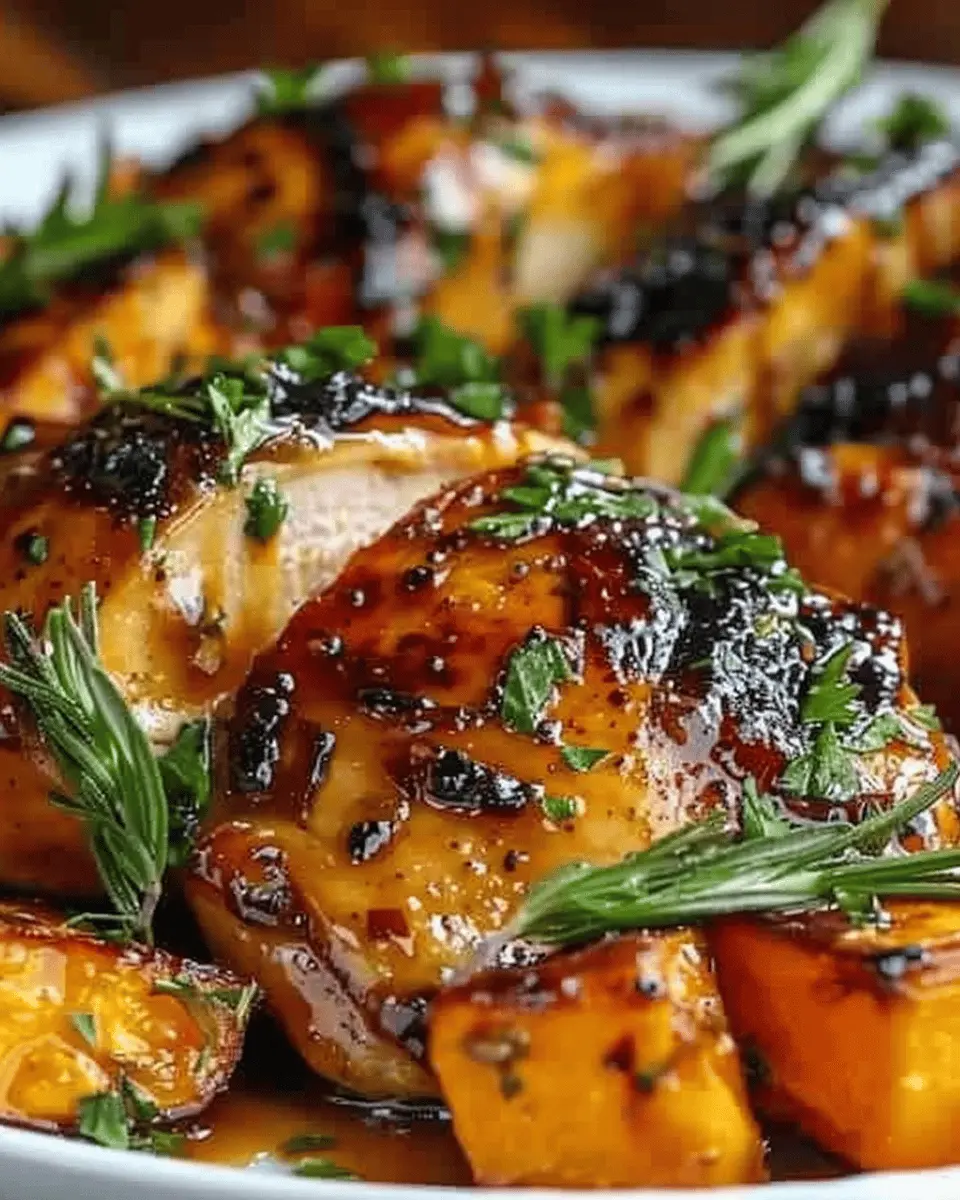 Maple-Glazed Chicken with Sweet Potatoes: The Best Flavorful Recipe