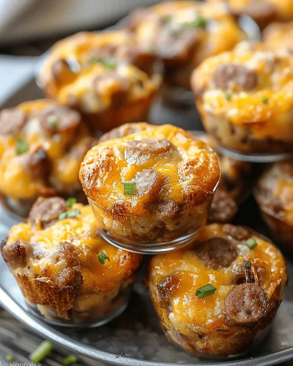 High-Protein Pancake Sausage Mini Muffins for a Healthier Breakfast