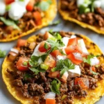 Easy Ground Beef Tostadas