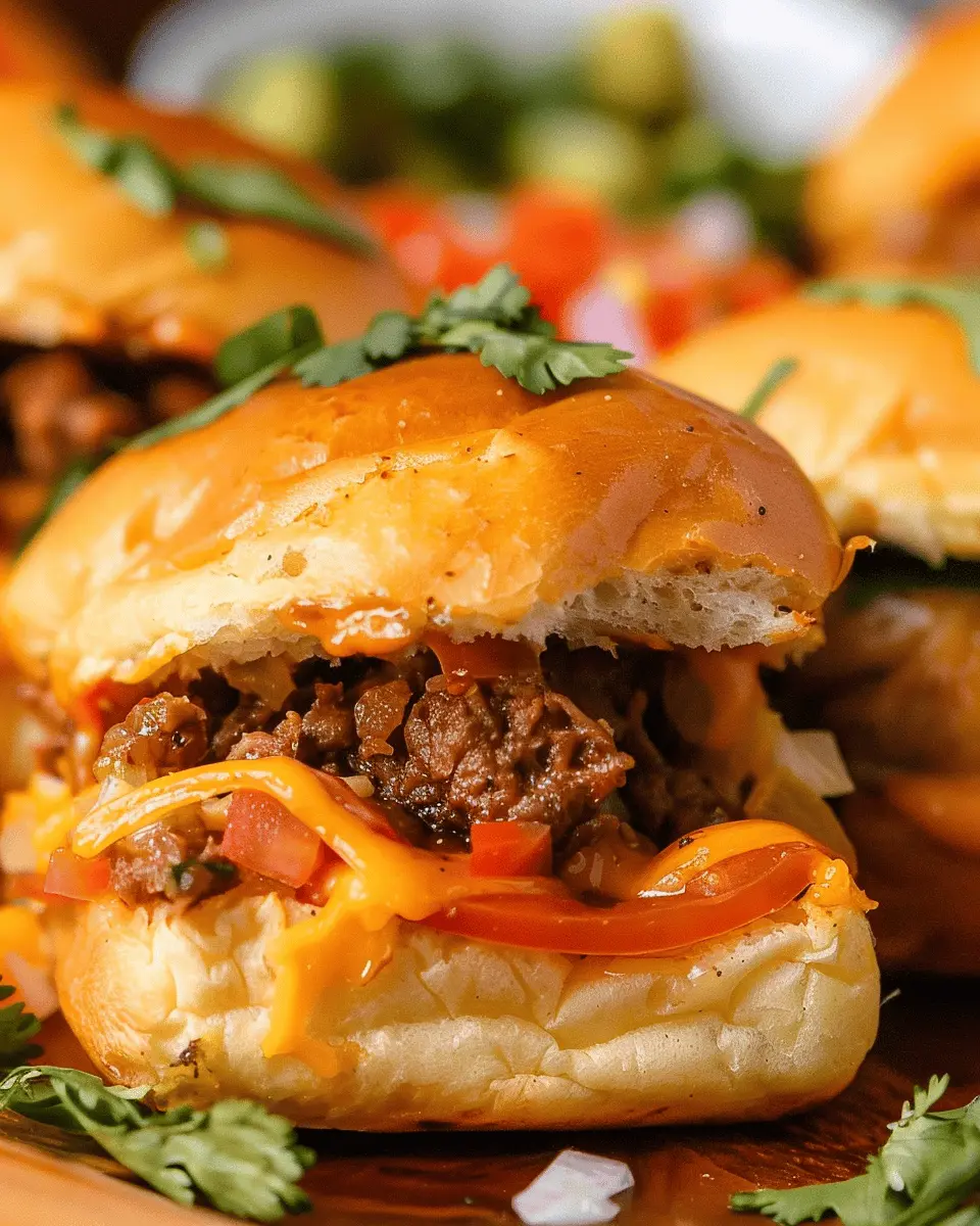 Taco Sliders: Juicy Turkey Bacon and Chicken Ham Delight