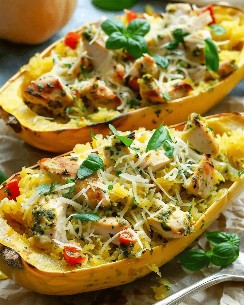Pesto Chicken Spaghetti Squash: Easy and Delicious Health Boost