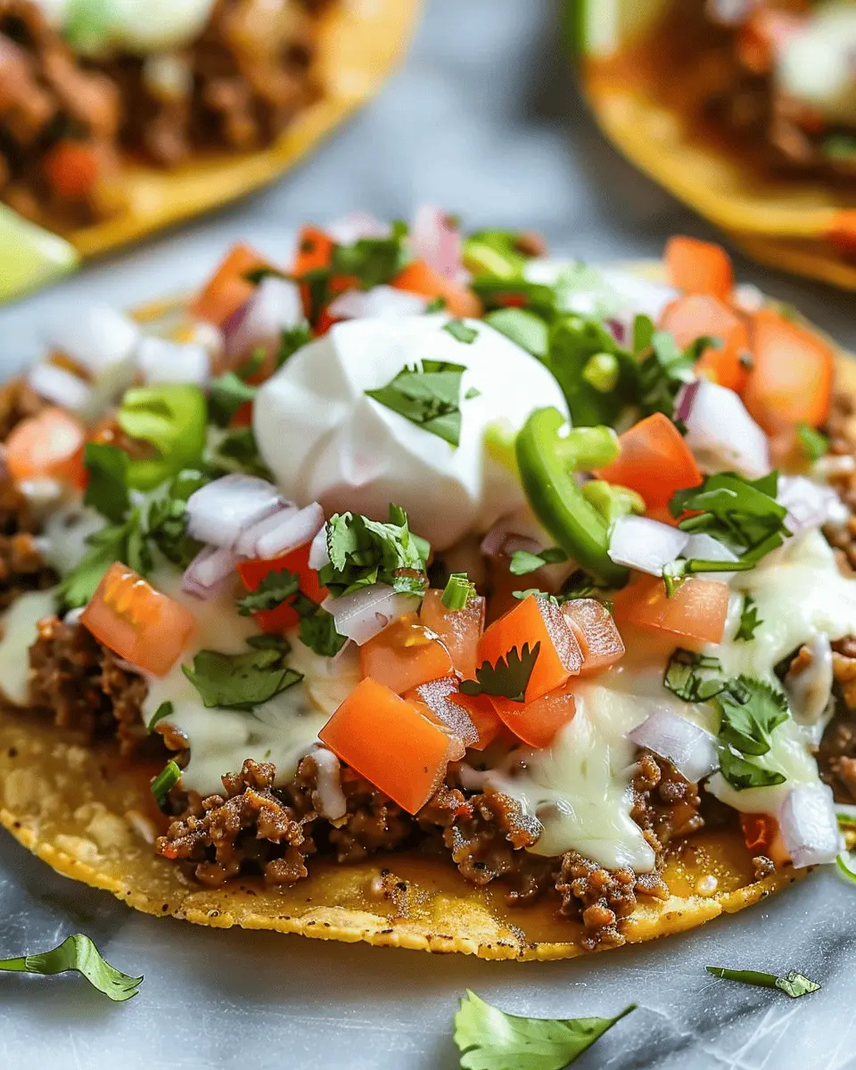 Easy Ground Beef Tostadas: A Flavorful Twist on a Classic Meal