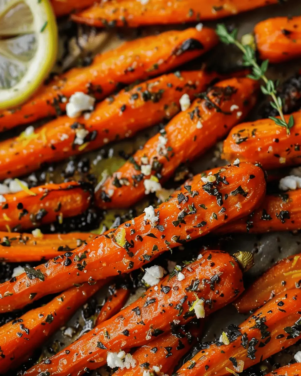 Lemon Dijon Roasted Carrots: The Best Easy Side Dish Ever