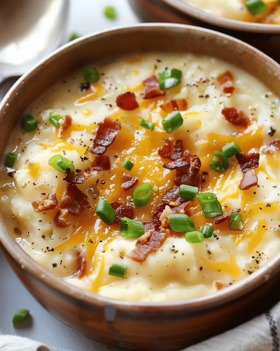 Easy Baked Potato Soup: A Creamy Comfort with Turkey Bacon Delight
