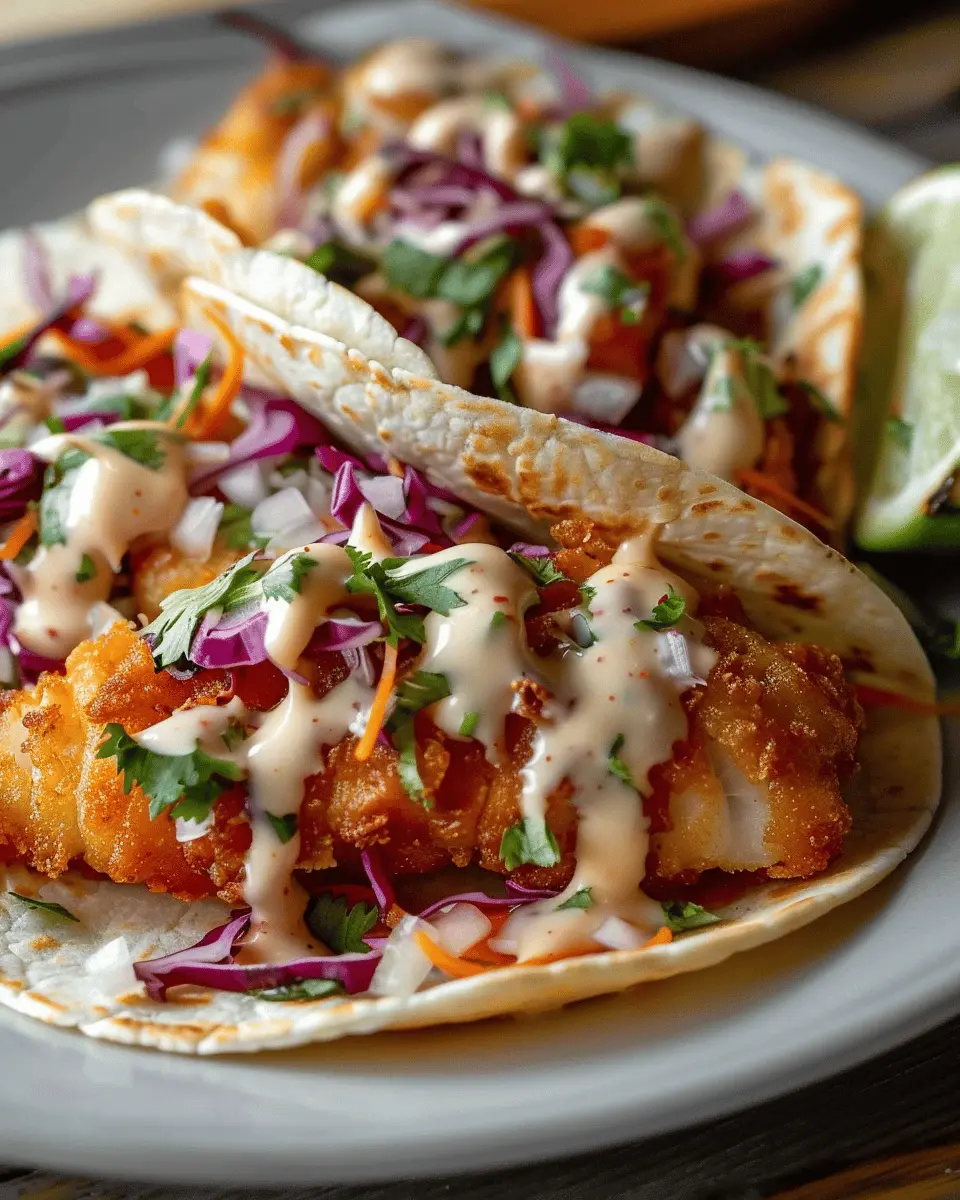 30-Minute Crunchy Fish Tacos – An Irresistible Easy Recipe for Home Chefs