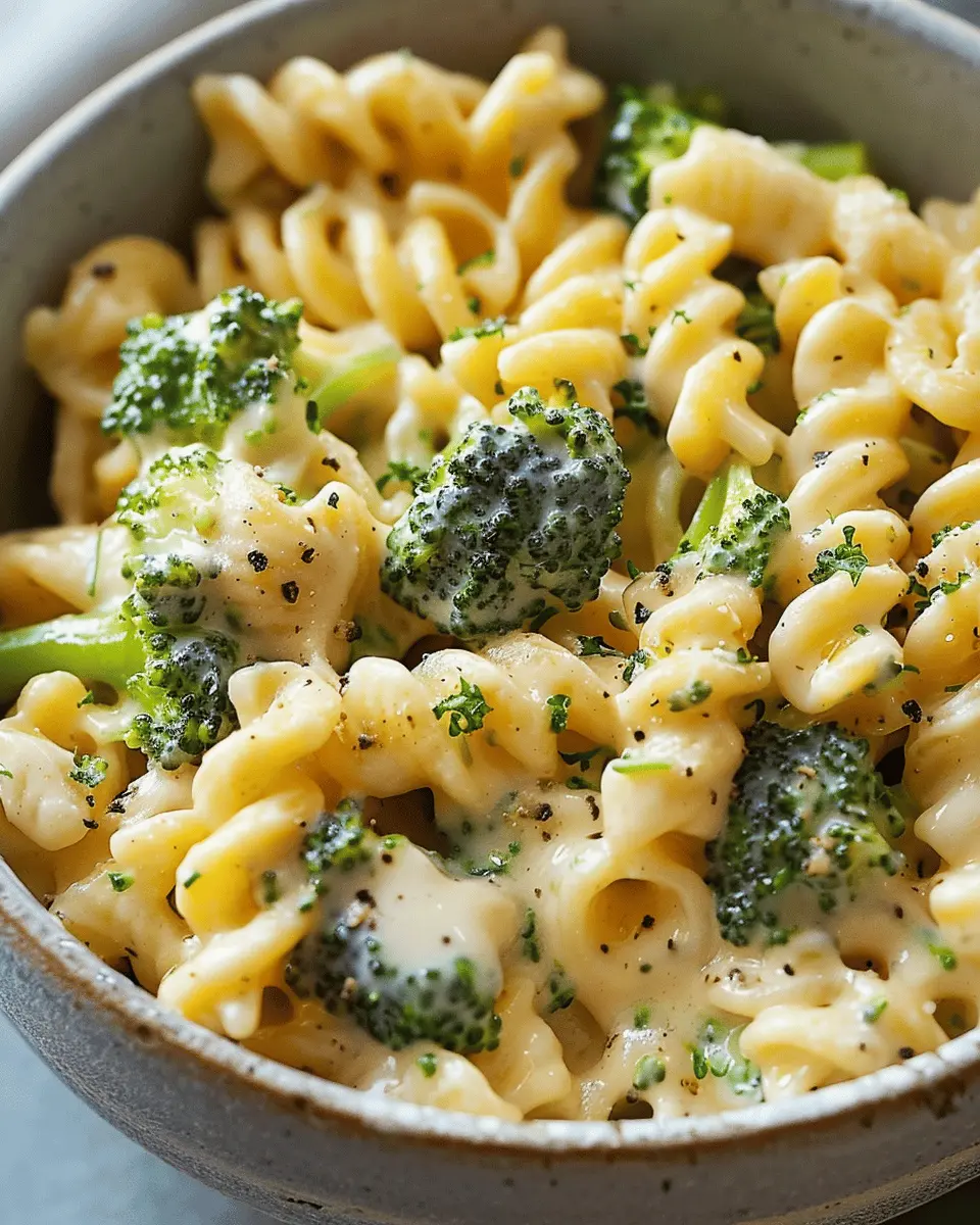 Creamy Broccoli Pasta – One Pot Delight with Turkey Bacon