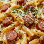 Creamy Smoked Sausage Pasta – A Rich & Flavorful Comfort Dish