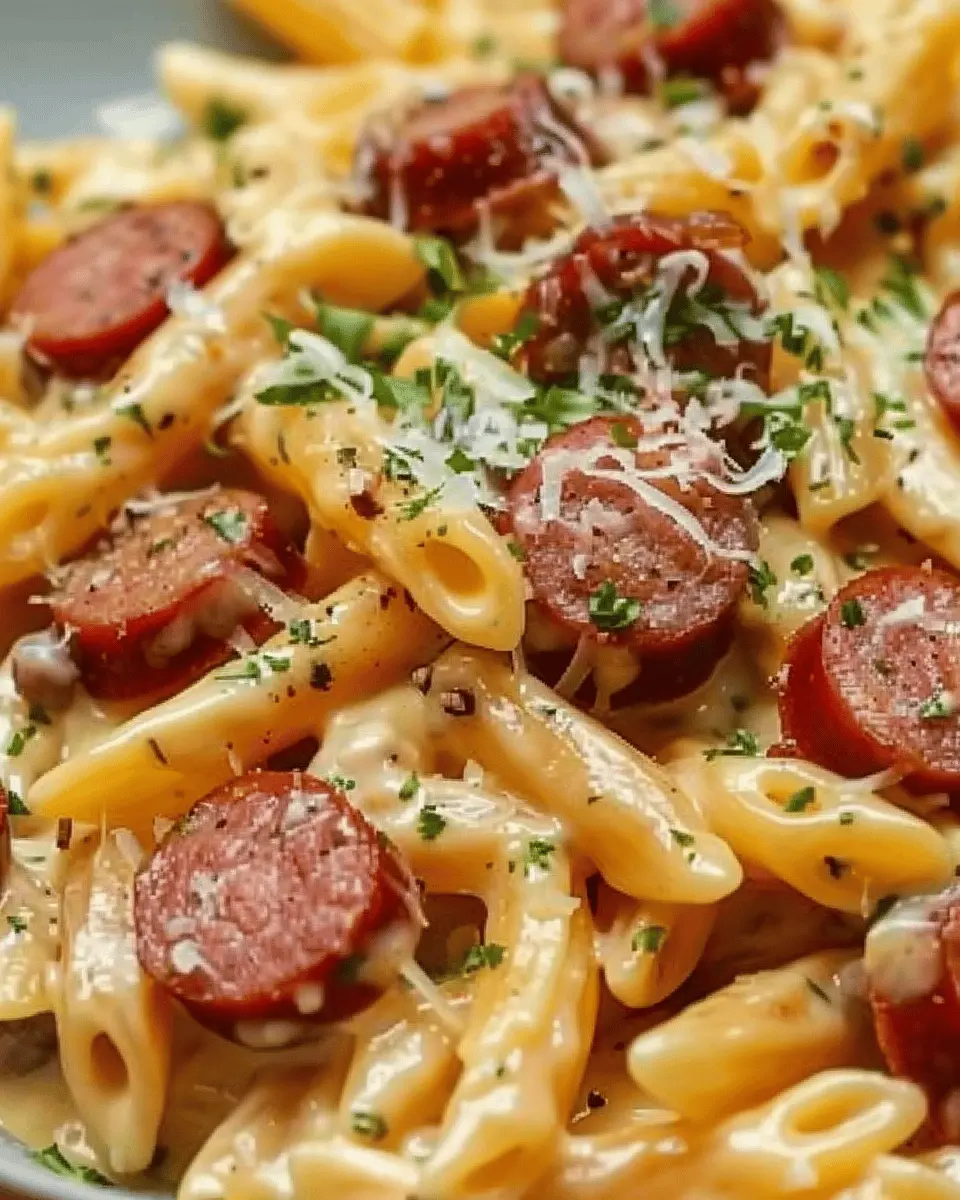 Creamy Smoked Sausage Pasta: Indulgent Comfort in Every Bite