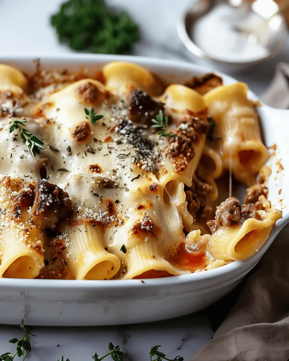 Easy Christmas Stuffed Pasta with Turkey Bacon and Chicken Ham