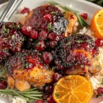 Cranberry Orange Chicken (Easy Baked Thighs Recipe)