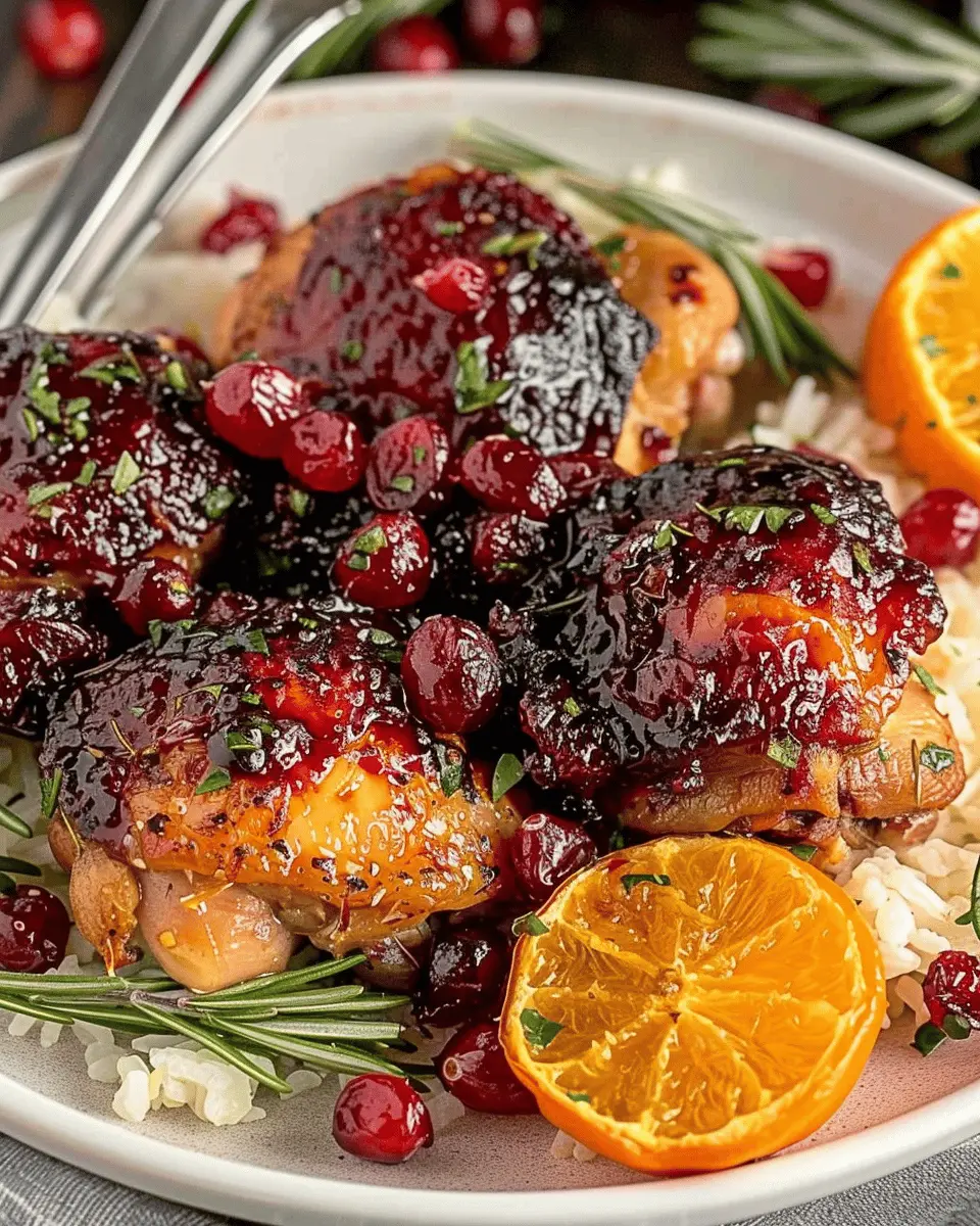 Cranberry Orange Chicken: Easy Baked Thighs for a Flavorful Dinner