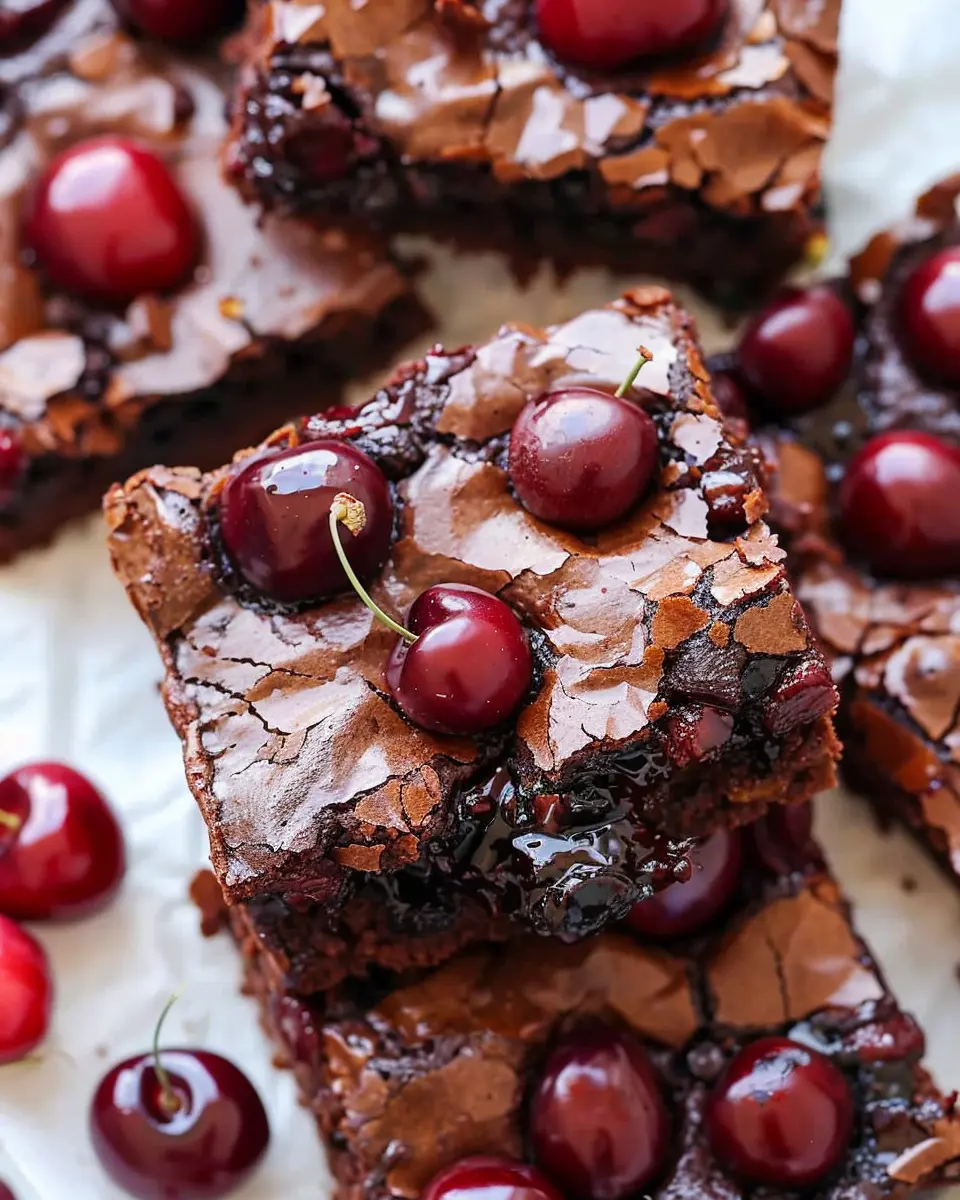 Roasted chocolate cherry brownies: The best homemade treat