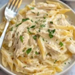 The BEST Crockpot Chicken Alfredo (VIDEO)