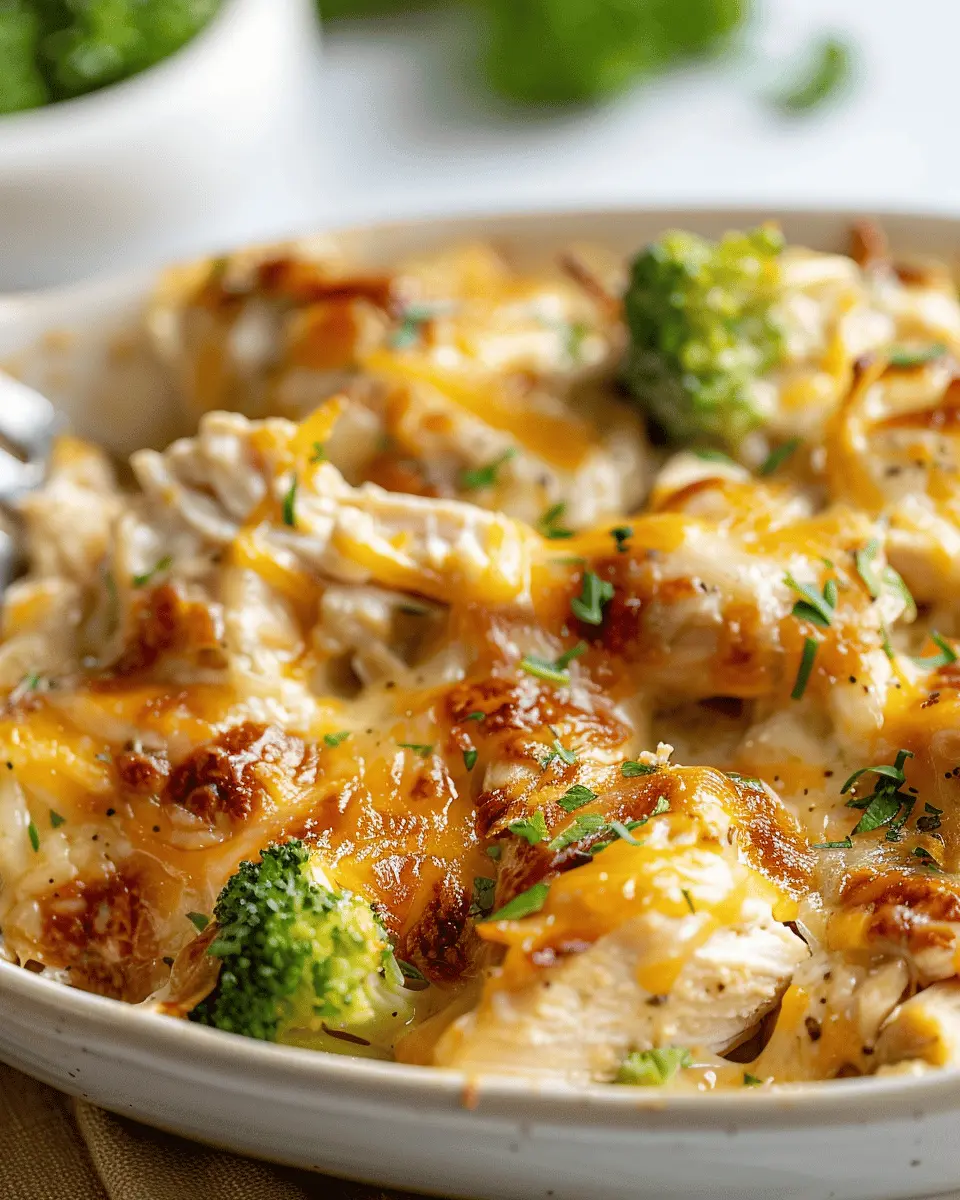 Easy Low Carb Chicken Casserole with Turkey Bacon Delight