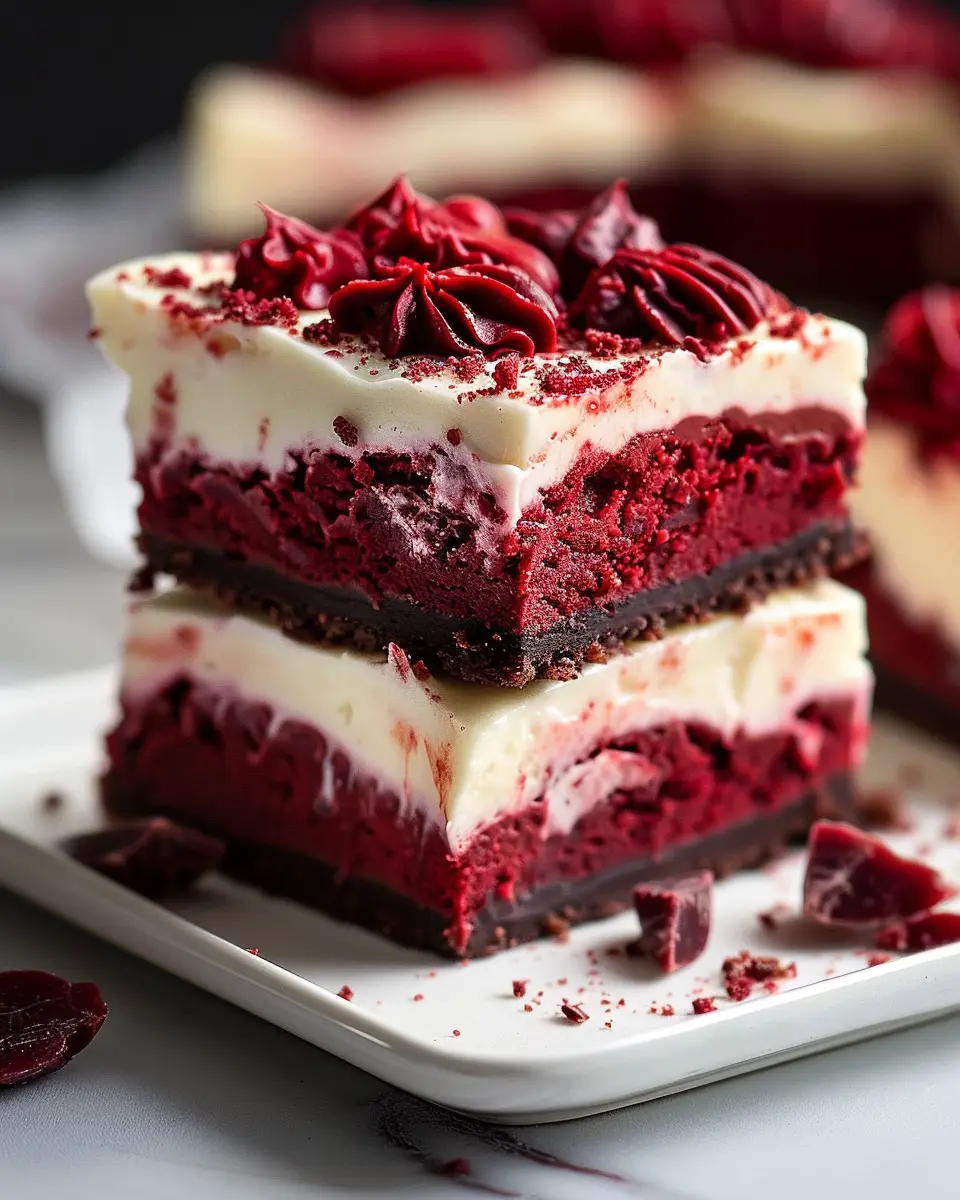 Red Velvet Cheesecake Brownies Recipe: The Best Indulgent Treat