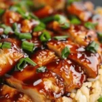 Honey BBQ Chicken Rice – The Best 1-Pan Family Dinner (50 Min)