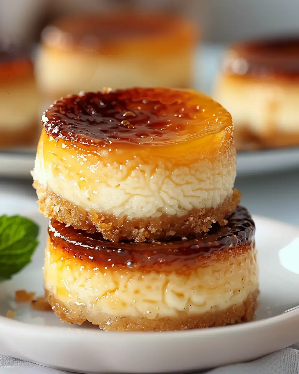 Mini Crème Brûlée Cheesecakes: An Indulgent Dessert Delight
