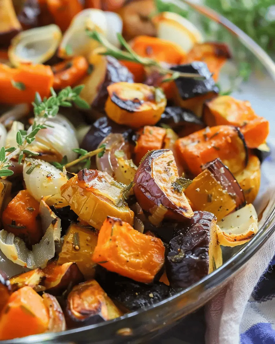 Thanksgiving roasted vegetables made easy for a cozy feast