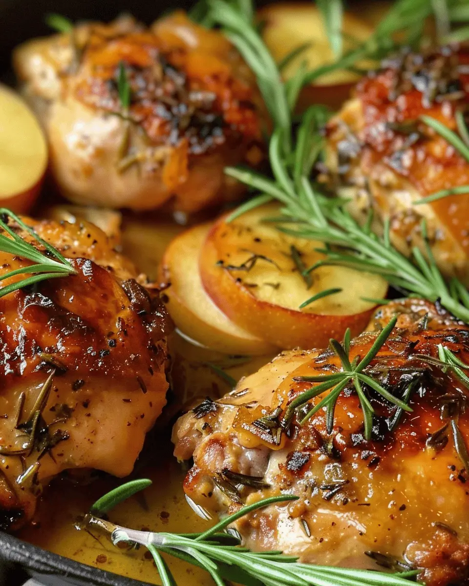 Rosemary Apple Cider Chicken Recipe for Juicy Fall Flavor