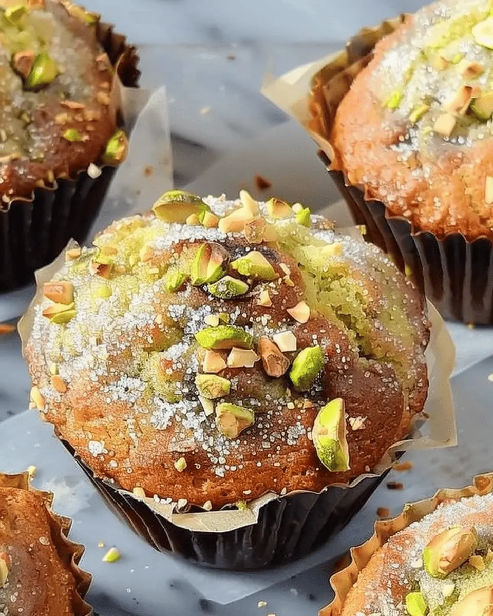 Easy Bakery-Style Pistachio Muffins to Brighten Your Morning