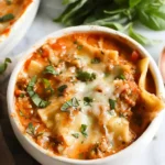 Easy Creamy Lasagna Soup