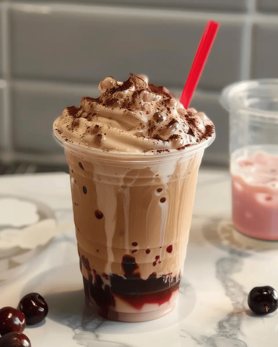 Cherry Vanilla Iced Latte: The Best Homemade Summer Treat