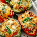 Tuscan Ricotta Stuffed Peppers