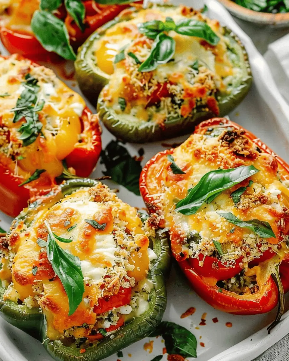 Tuscan Ricotta Stuffed Peppers: An Easy Familys Favorite Recipe