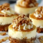 Apple Crisp Mini Cheesecakes