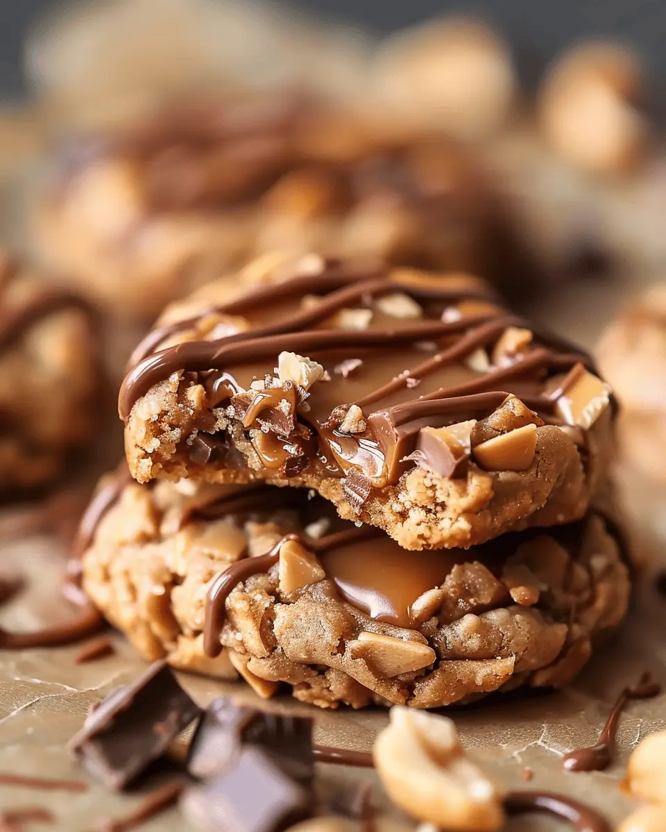 Peanut Butter Chocolate Caramel Cookies: The Best Indulgent Treat