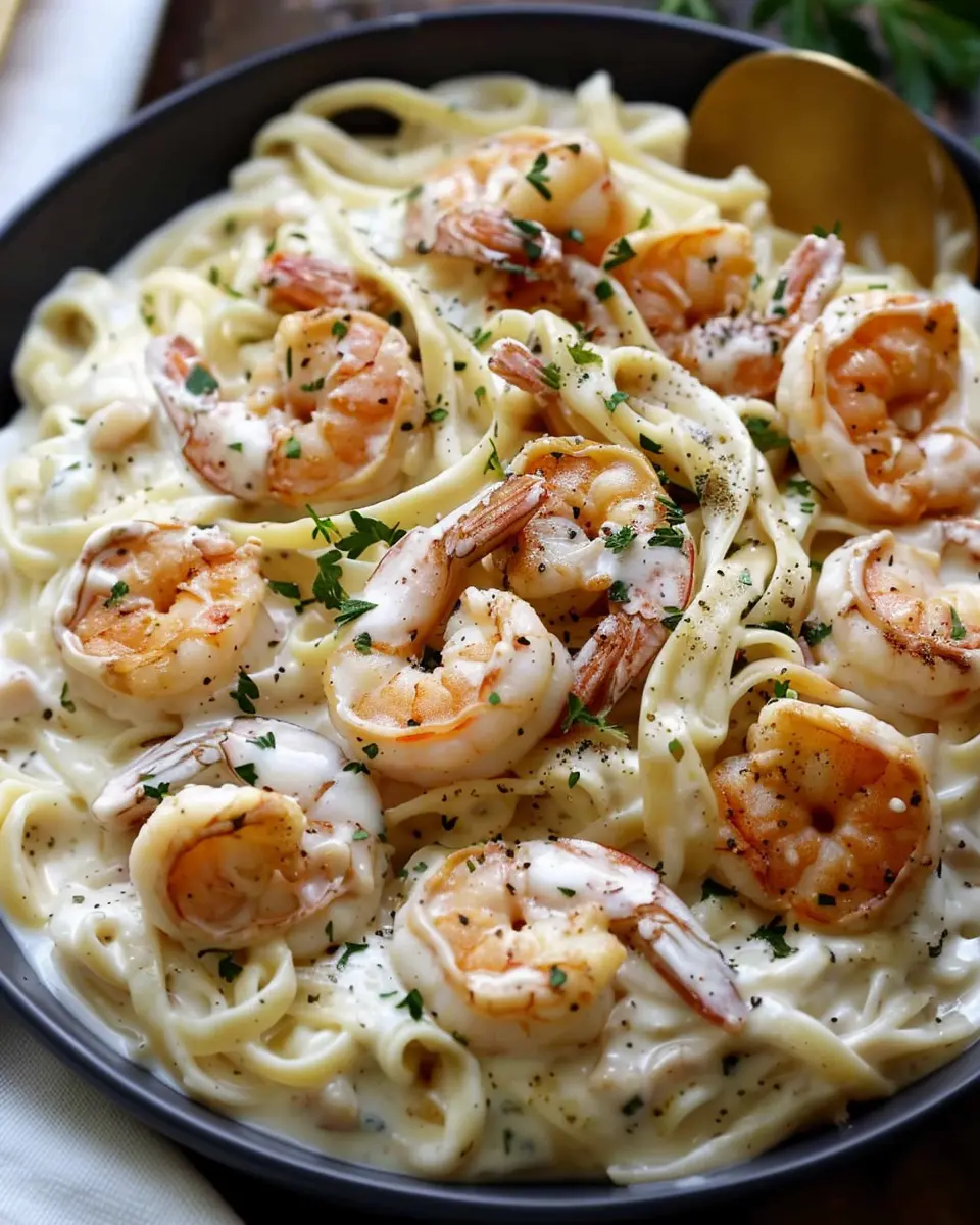 Shrimp Alfredo: Easy Creamy Delight for Your Dinner Table