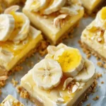 Banana pudding cheesecake squares