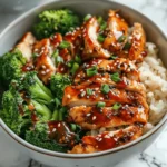 Healthy Sticky Chicken Bowls Recipe!
