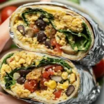 Meal Prep Vegetarian Breakfast Burritos
