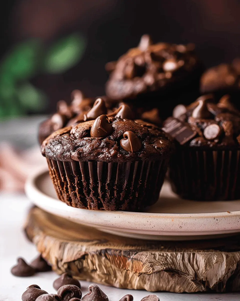 Double Chocolate Muffins that Will Make Your Day Indulgent