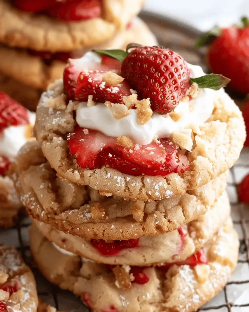 Strawberry Shortcake Cookies: Easy Indulgence for Any Occasion