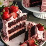Strawberry Chocolate Cake