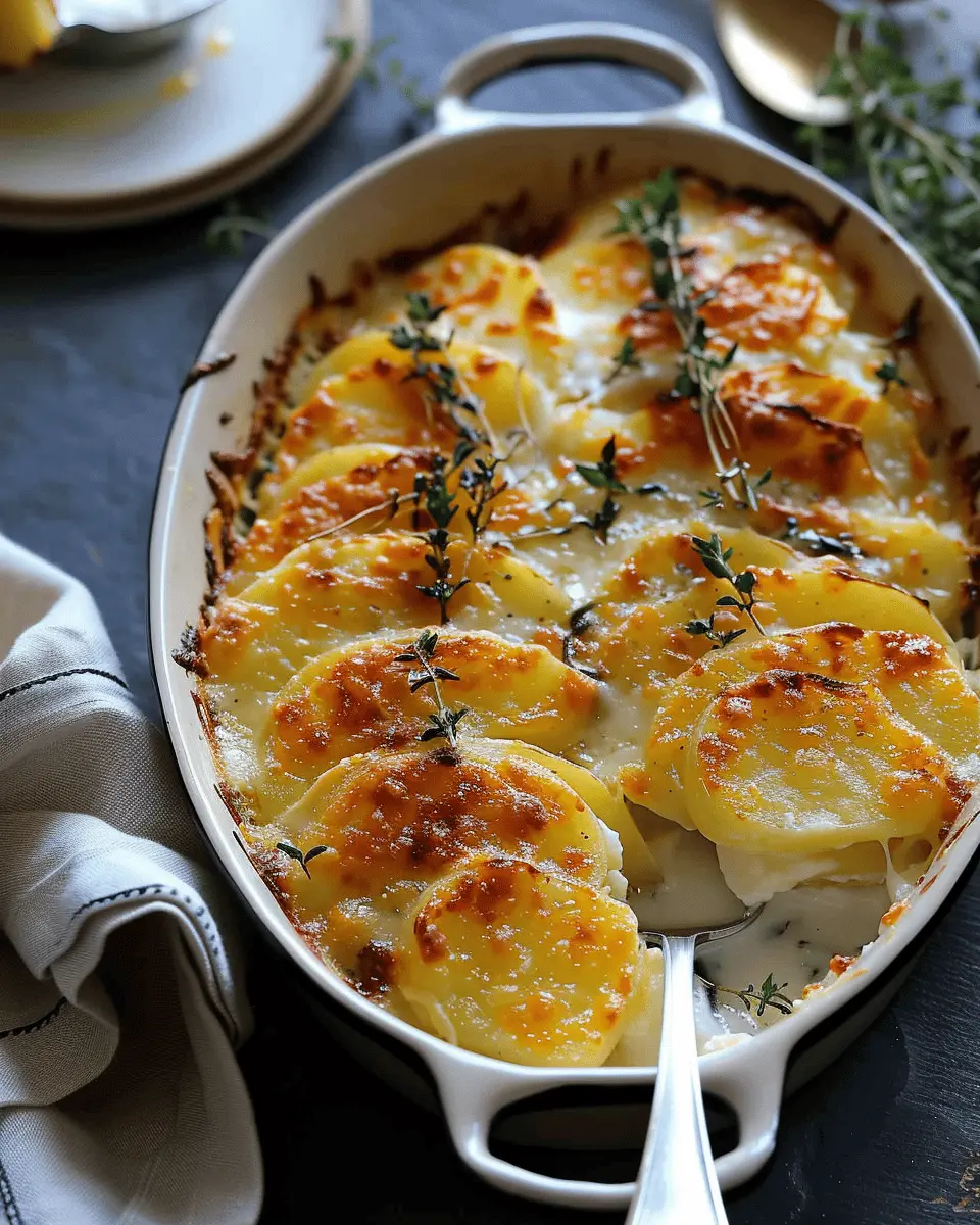 Potatoes Au Gratin with Turkey Bacon: An Easy Comfort Food Delight