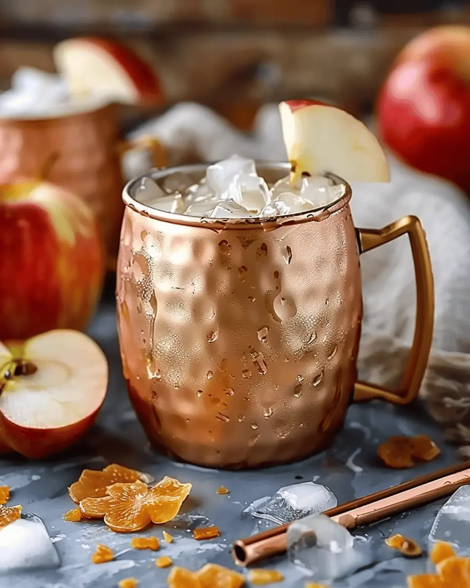 Caramel Apple Moscow Mule: The Best Fall Cocktail Recipe