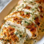 Baked Caesar Chicken with Creamy Parmesan Sauce