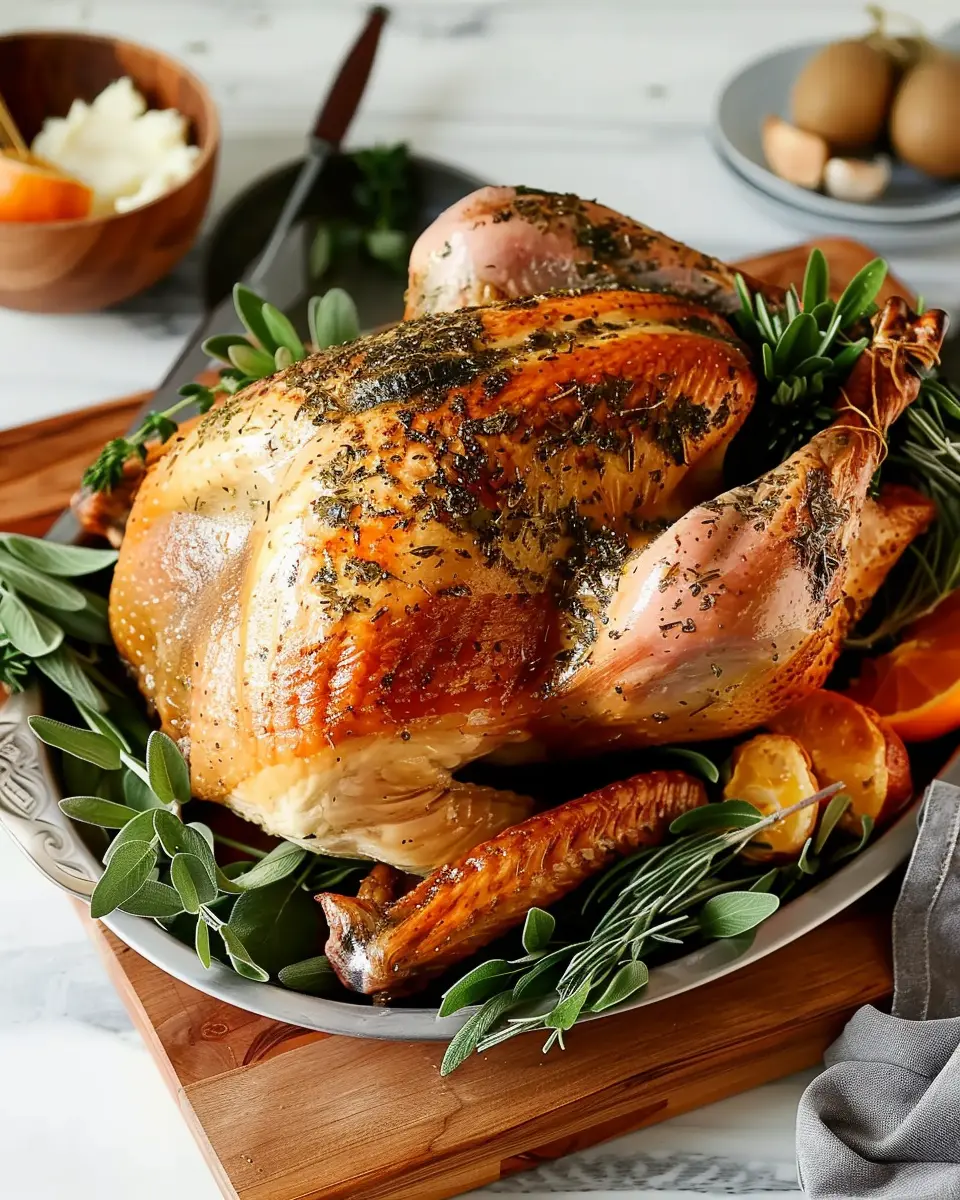 Roast Turkey With Herb Butter: The Juiciest Thanksgiving Delight