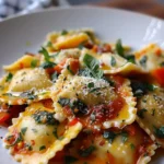 25 Minute Ravioli and Veggies: A Magical Weeknight Savior
