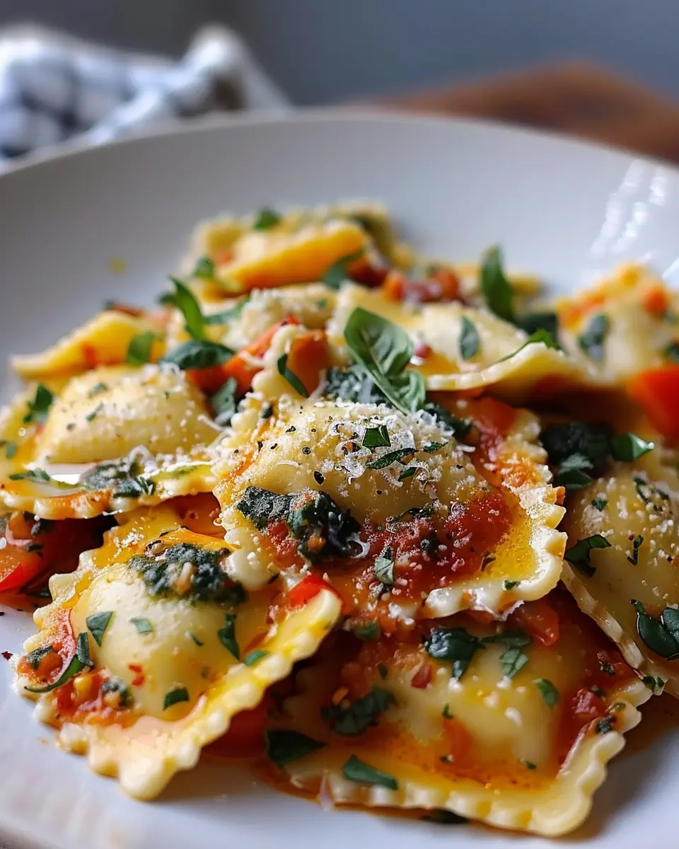 25 Minute Ravioli and Veggies: Your Easy Weeknight Savior