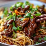 Sticky Beef Noodles