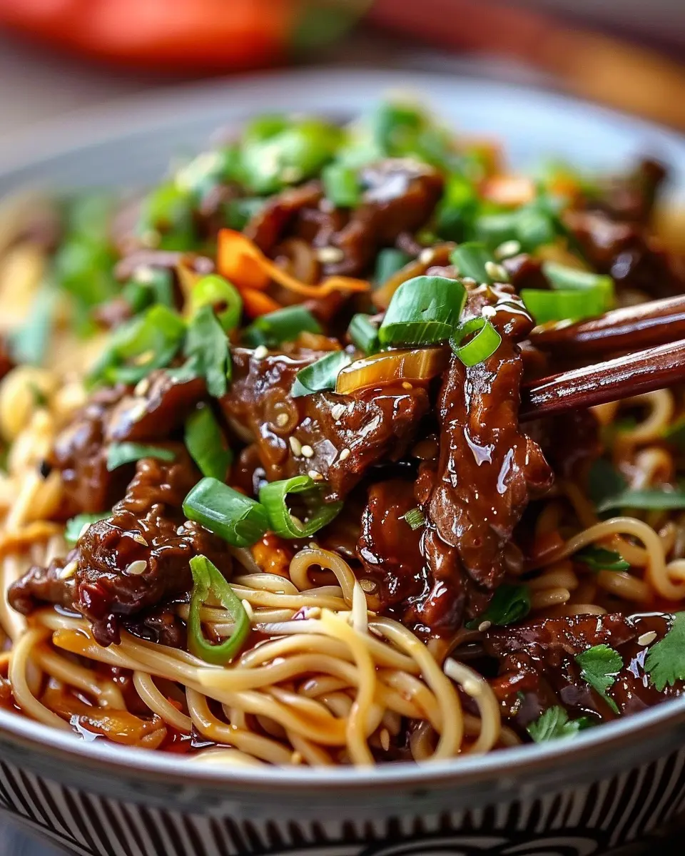 Sticky Beef Noodles: Easy Recipe for a Flavorful Weeknight Meal