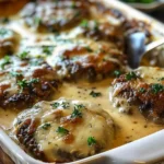 Amish Hamburger Steak Bake
