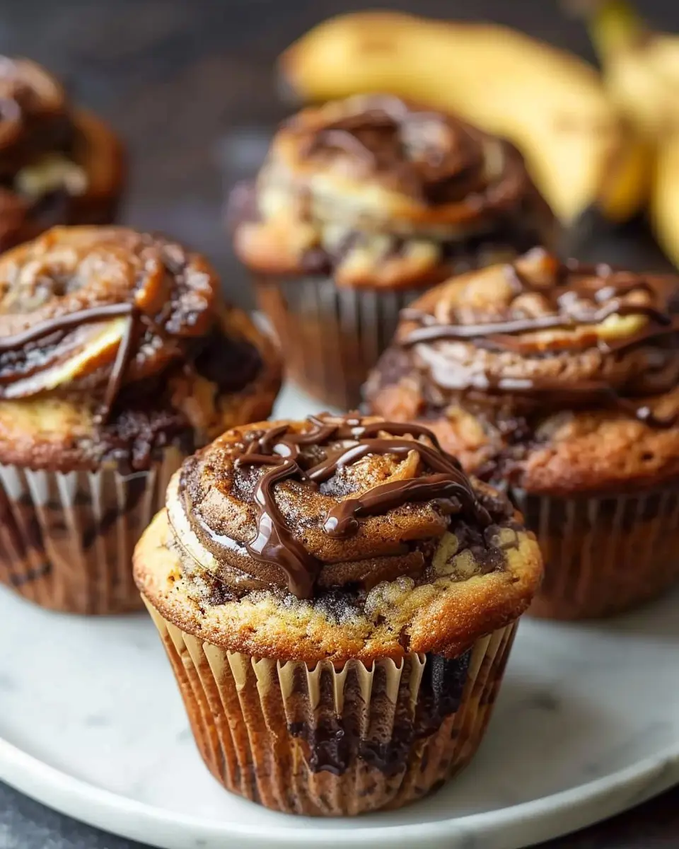 Nutella Banana Swirl Muffins: Easy Indulgence for Every Morning